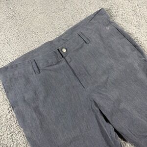 Adidas Crosshatch Golf Pants Mens 36x30 Performance Textured Stretch‎ Blue